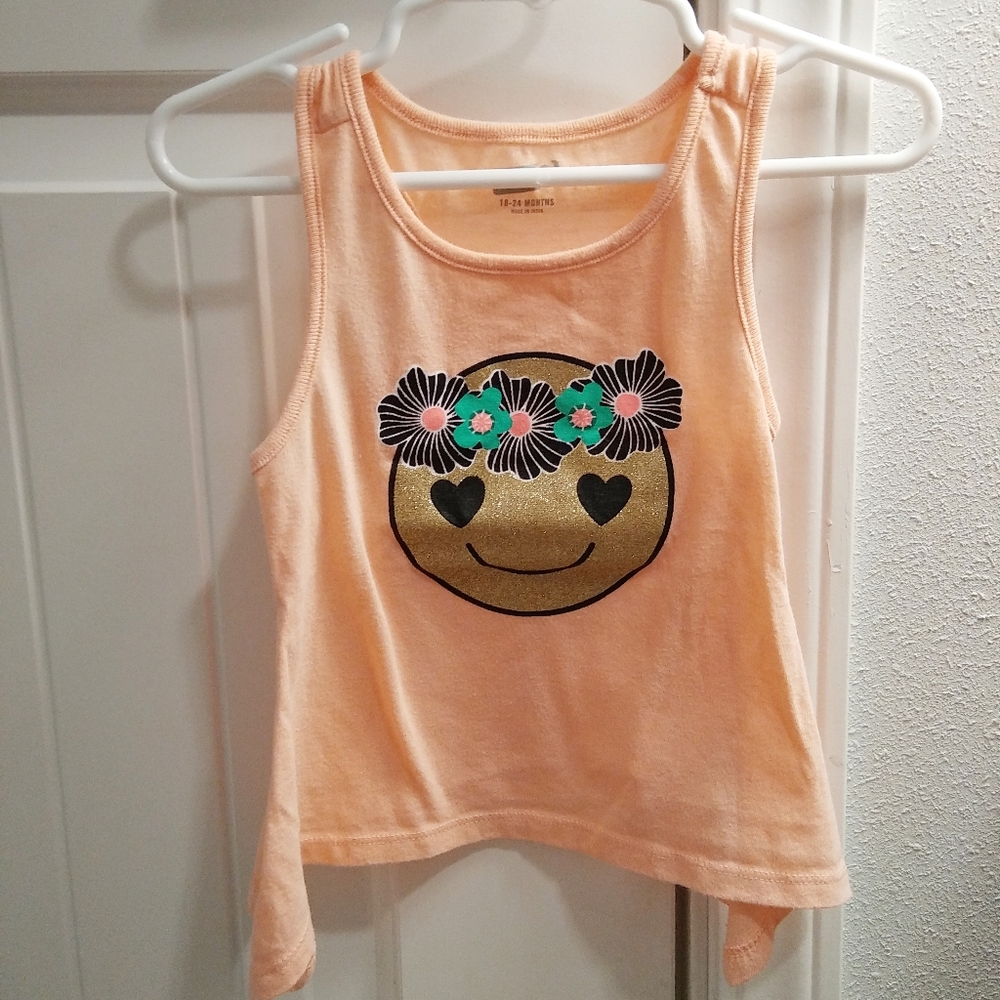 💜Baby girl smile tank top size 18-24 months